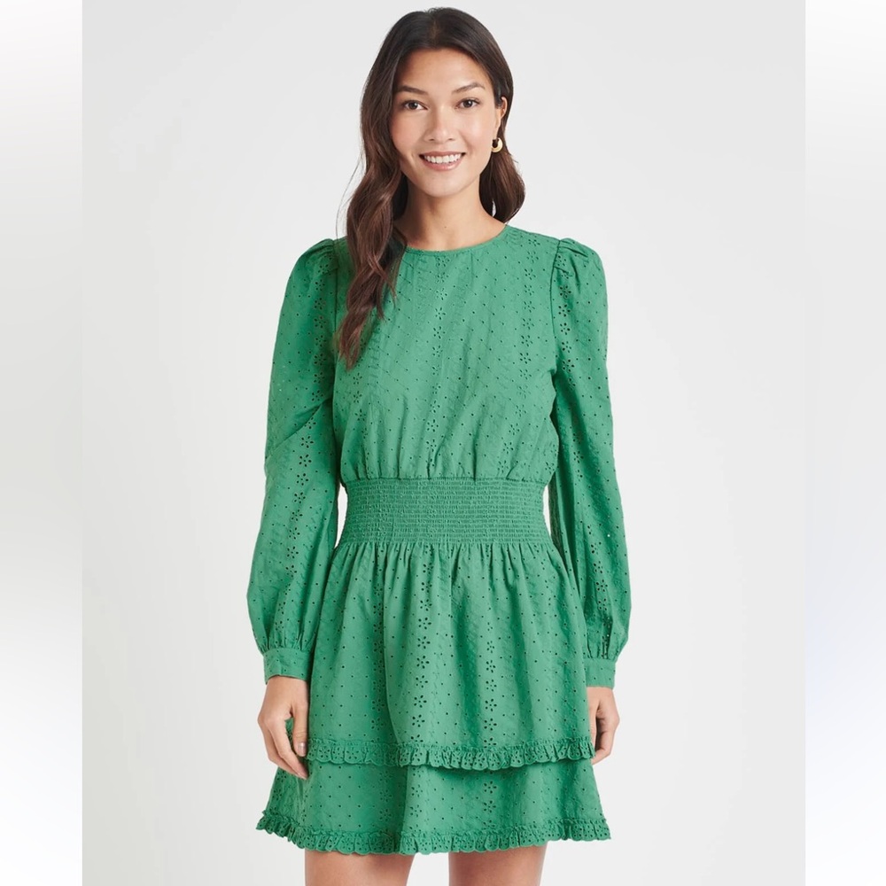 Splendid x Cella Jane Eyelet Mini Dress